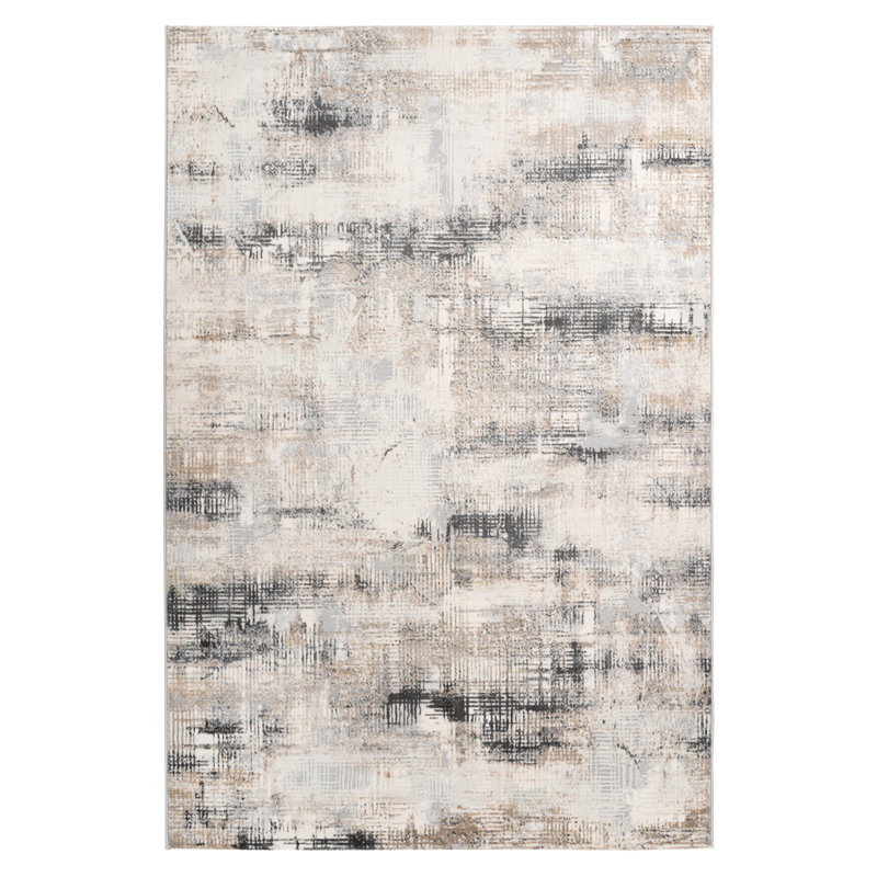 Gillispie Flatweave Grey Indoor Rug, Rectangle 160 x 230cm