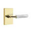 Select Round Single Dummy Door Lever with Rectangle Rosette-364273097