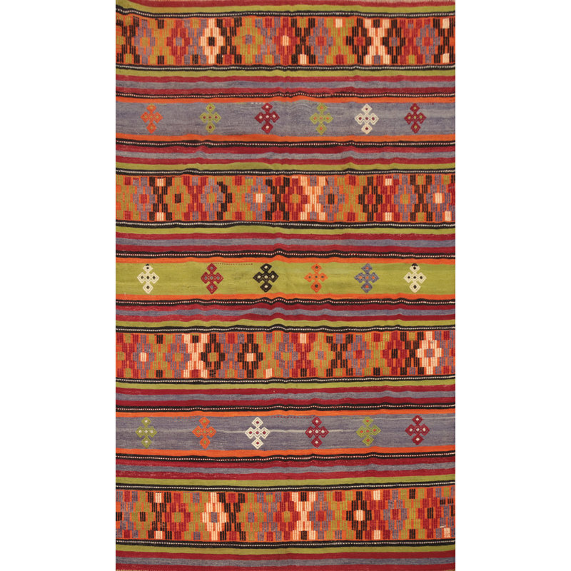 Tapis coloré Kilim 5 x 9