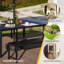 Allanah Metal Outdoor Bench-856115835