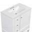 Freestanding vanity cabinet with ceramic basin-515965978