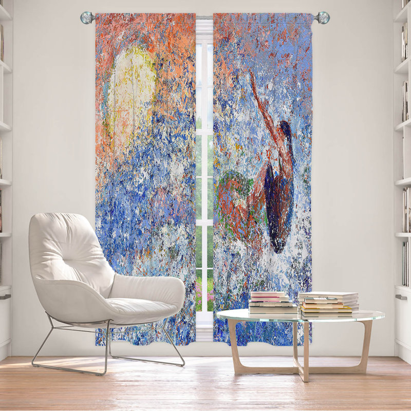 Paire de rideaux obscurcissant avec passe-tringle Delaughter Room, L 20 po x L 82 po