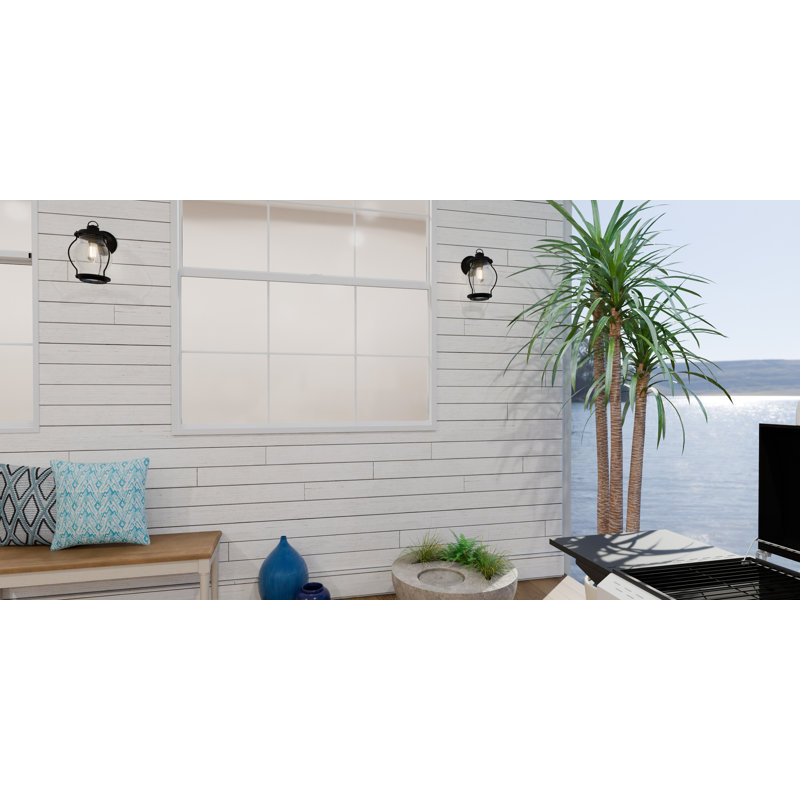 Lanterne murale d'extérieur 1 lumière Landrienne, H 12 po x l 7,25 po x P 9 po