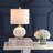 Haas 17.5" Glass/Crystal LED Table Lamp-1434444421