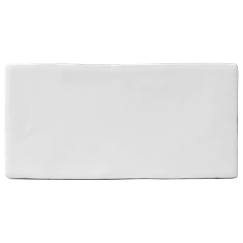 Lancaster 3x6 Polished Ceramic Subway Tile, White