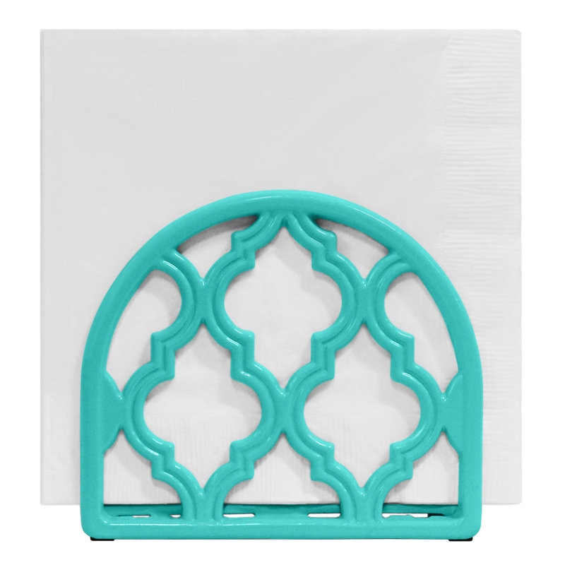 Porte-serviette classique en fonte, Turquoise