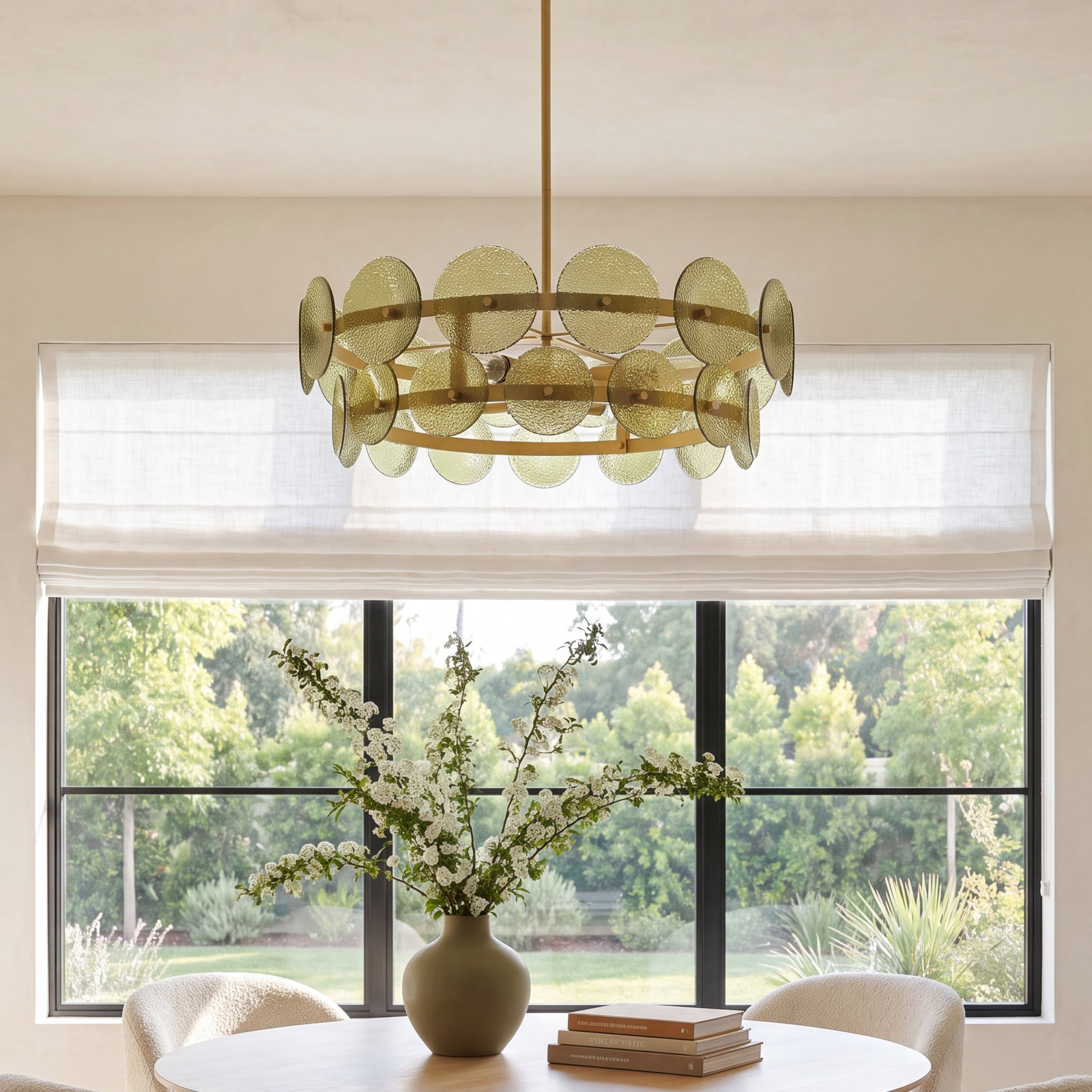 Curtis Iron 4-Light Chandelier