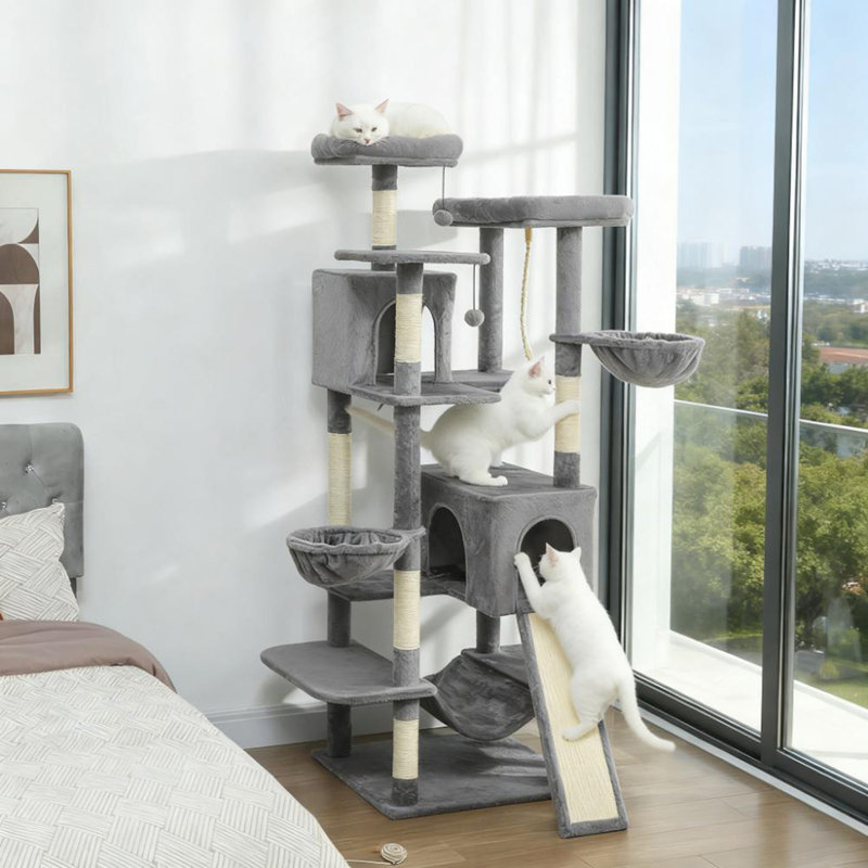 Multi-Level Cat Tower 69" Cat Tree