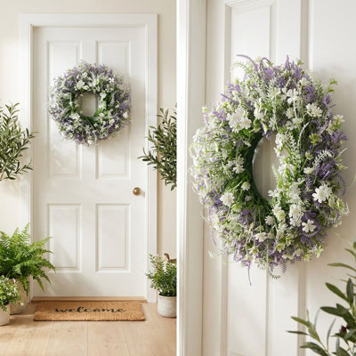 Simulé couronne de fleurs décorer des guirlandes de fleurs au printemps et en été Décorer des fenêtres ou des portes de cour Guirlandes de fleurs artificielles décoration de mariage