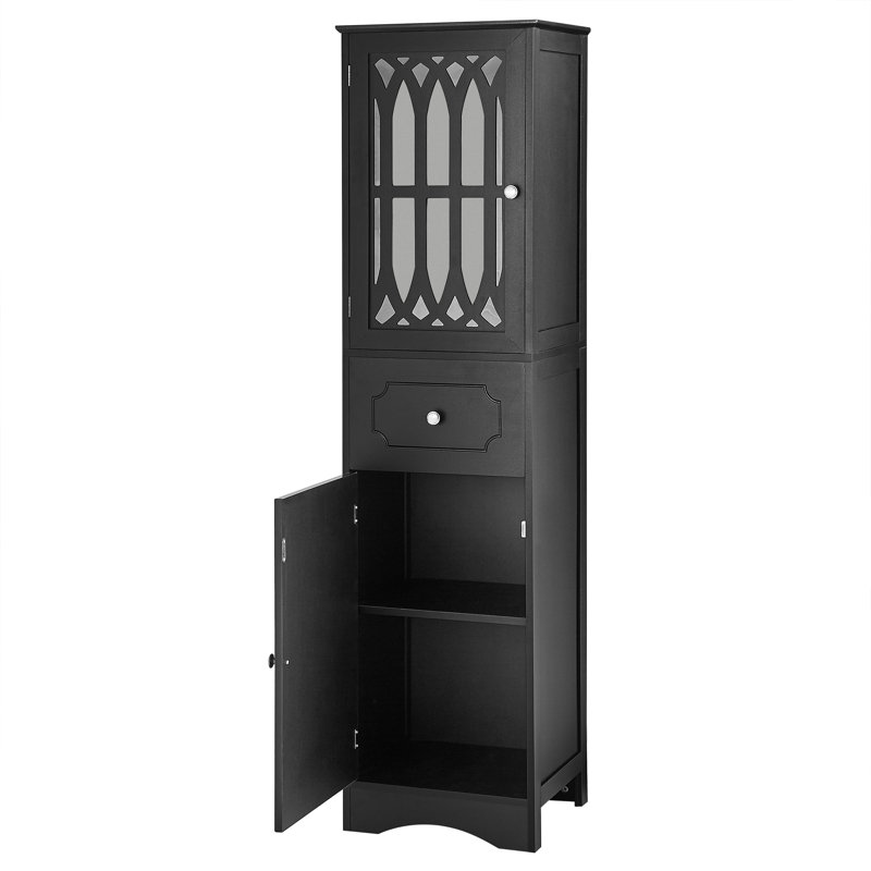 Grande armoire de salle de bain, Noir