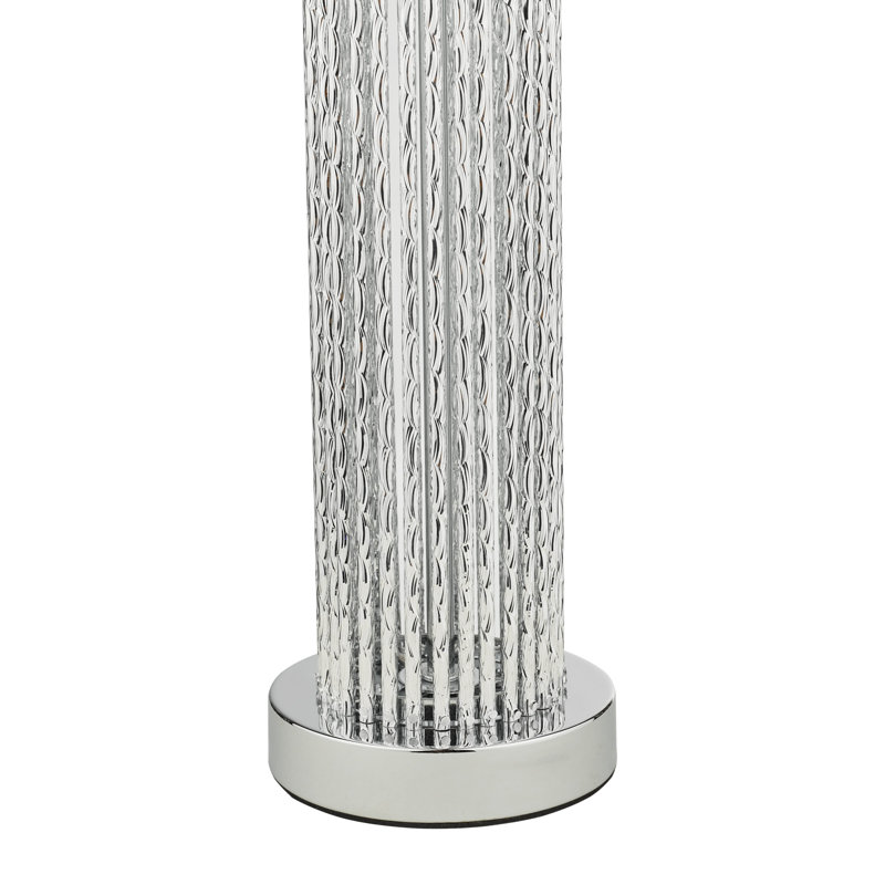 Ciaran Metal Table Lamp, Polished Chrome