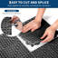 50 Pack Interlocking Floor Tiles 12" x 12" Modular Interlocking Cushion Soft PVC Floor Non-Slip Splicing Waterproof Mat,Non-Slip Drainage Holes for Kitchen, Yard, Pool,Patio,Bathroom-1812494300