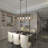 Alexia 5 - Light 35.83"W Brown/Black Pendant