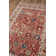Tapis rouge / beige tissé à la machine Canberra