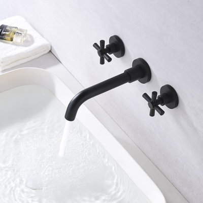 Robinet de salle de bain mural Cross