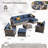 Grano 6 - Person Modular Patio Conversation Set with Cushions-2060881783