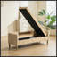 Banc de rangement en chenille avec accoudoirs et 2 traversins-918224351