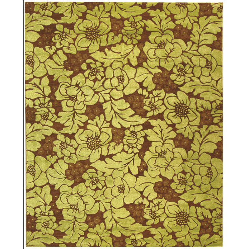 Tapis en laine touffeté à la main Soho, Rectangle 7 pi 6 po x 9 pi 6 po