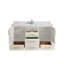 Meuble-lavabo simple 60 po avec comptoir en quartz Aberdeen
