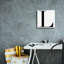 Art mural sur toile Latitude Run® «L Is For Love On White» par Mercedes Lopez-582513965