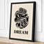 Dream in Motion Typography - Wrapped Canvas-1250687762-1250687764
