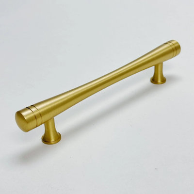 Satin Brass Julien 6-5/16" Centers Solid Brass Drawer Pull