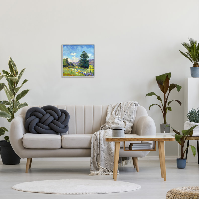 Peinture de campagne, H 17 po x l 17 po x P 1,5 po, Estampe numérique Farmhouse