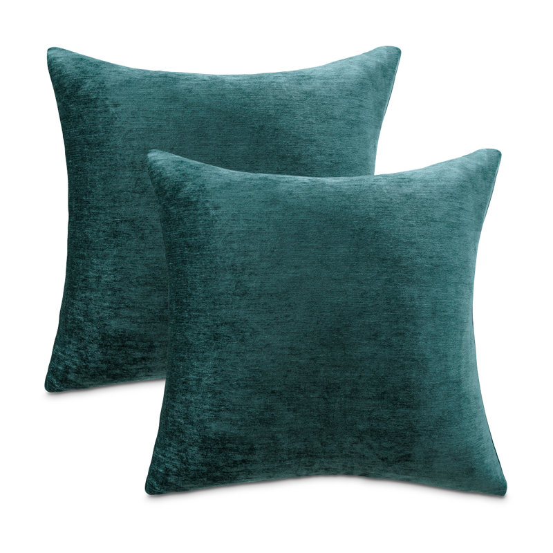 The Smith Square Pillow Cover & Insert, Teal