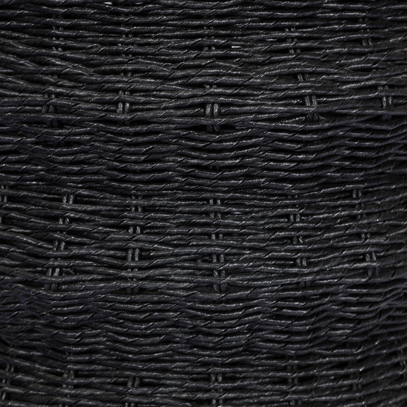 Brailey End Table-Smoked Natural Sungkai, Black Stained Sungkai