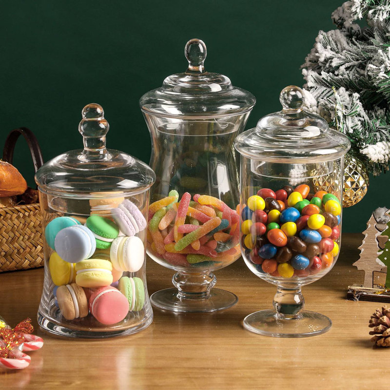 Glass Jar - Set of 3
