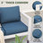 Kassidee 4 - Person Patio Conversation Set with Cushions-637981145-637981144