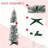 5ft Flocked Artificial Pencil Christmas Tree
