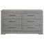 Commode à 6 tiroirs Pierce Gray-415707648