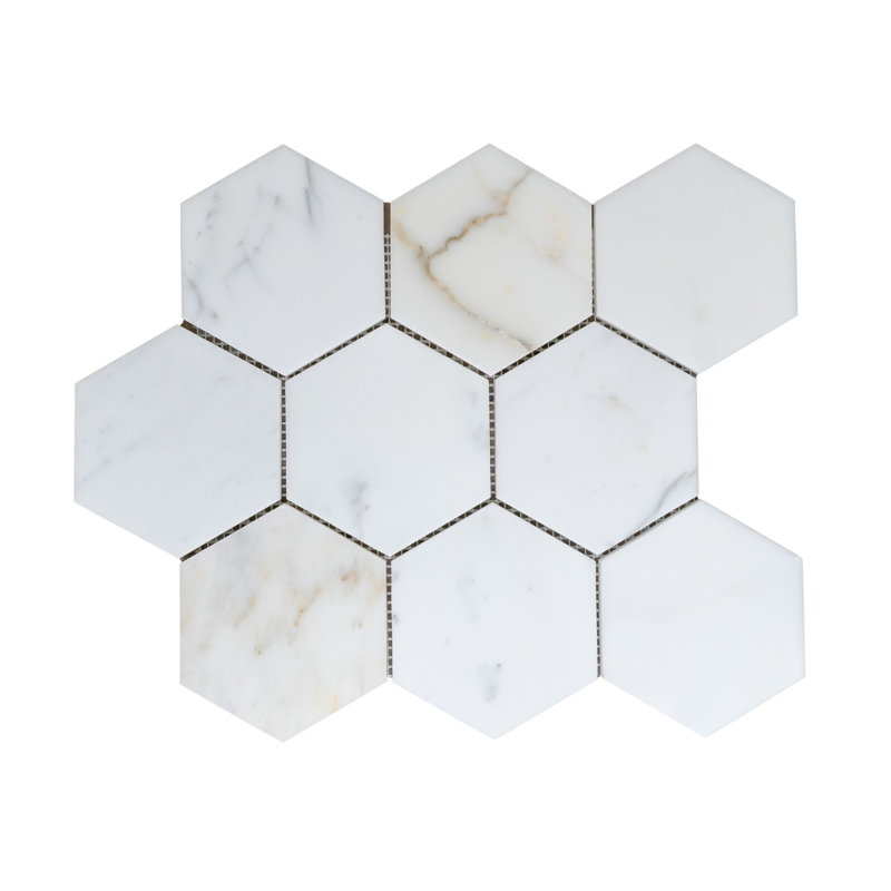 4 MOSAIQUE MOON HONIQUE - CALACATTA DORÉ