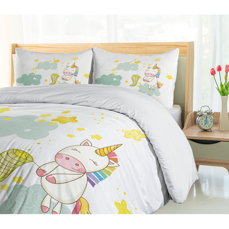 Unicorn Quilt Set, Queen