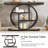 Tribesigns Industrial 4-Tier Wood Console Table
