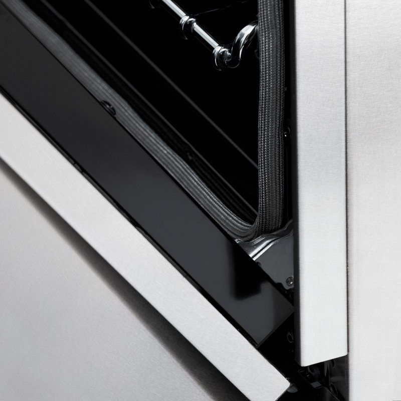 ZLINE Autograph 60" Legacy Dual Fuel Range, Satin Stainless Steel/White Matte