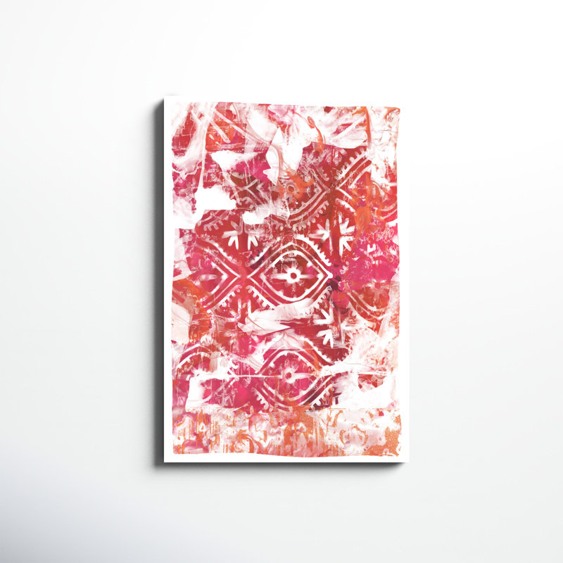 «Global Fuchsia II», impression sur toile, H 36 po x l 24 po
