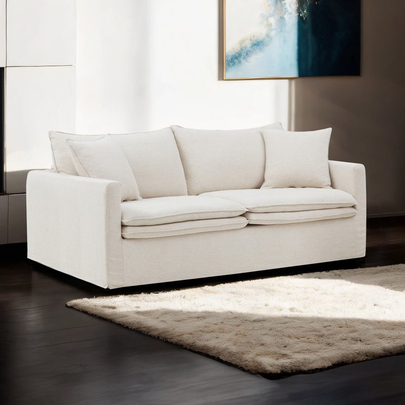 Canapé Adaire, Beige, H 34,5 po x l 67,5 po x P 38 po