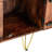 Harrellsville Solid Mango Wood Large Tv Unit