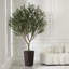 Olive artificielle résistante aux rayons UV Altera pour décoration intérieure et extérieure, grande base en plastique avec galets-1763515155-1763515152