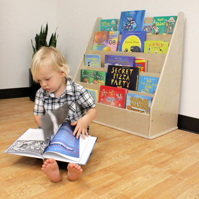 Birch Furniture 29.75" H x 29.5" W Chip Resistant Book Display by Factory Direct Partners