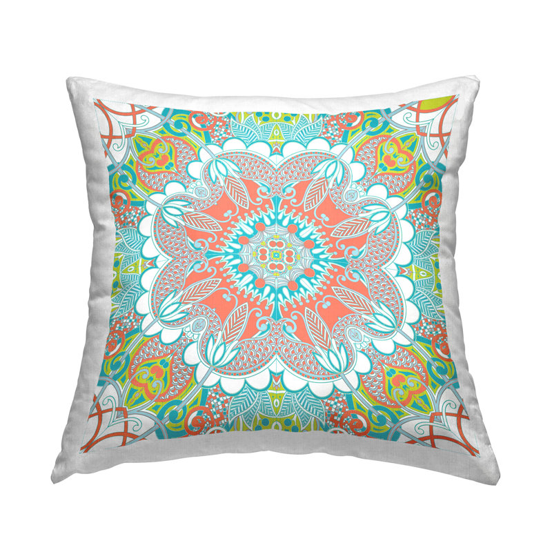 Polyester Throw Square Pillow Cover & Insert