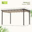 Pergola en aluminium avec auvent rétractable-90613905-90613901