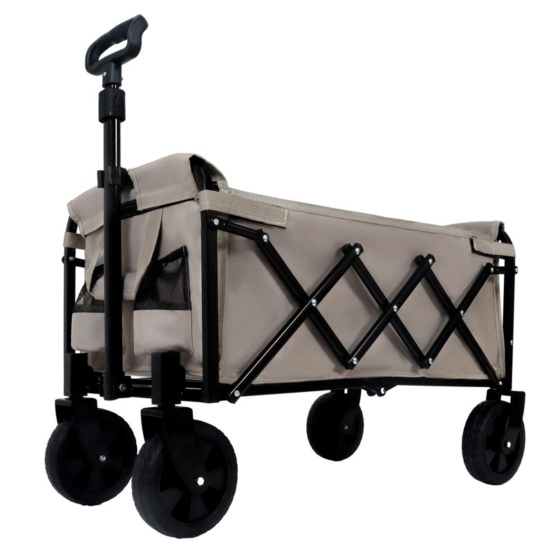 Véhicule utilitaire à deux niveaux extensible avec 100% d'espace supplémentaire, Beige