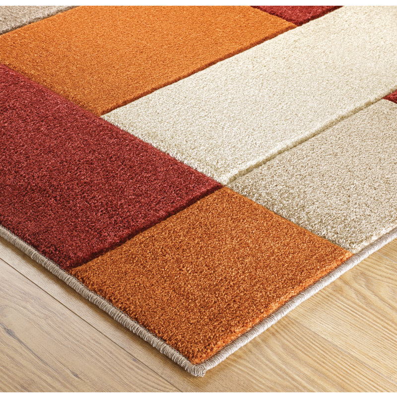 Ellender Geometric Area Rug, Rectangle 80 x 150cm