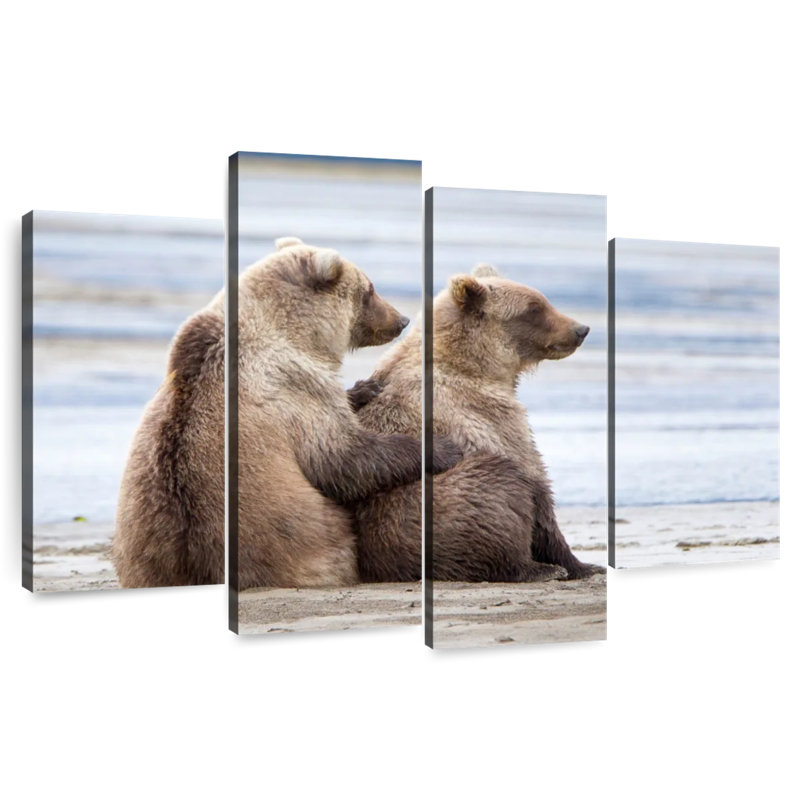 Brampt Bear Cub Siblings, 22" H x 36" W