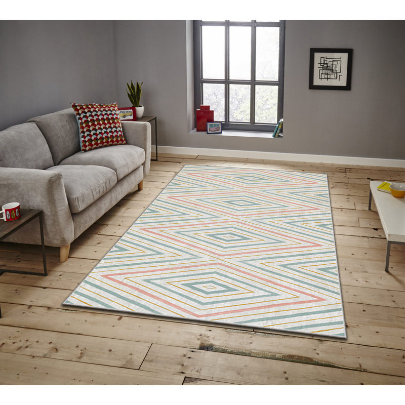 Luxurious Area Rug, 100% Polyester, 5.9 x 9.2 Feet | 740 g/m² Weight, Non-Slip Felt Dot Underside, Easy Clean Velvet Fabric, 0.08 in Pile Height | Machine Washable, Perfect for Living Room & Bedroom Décor