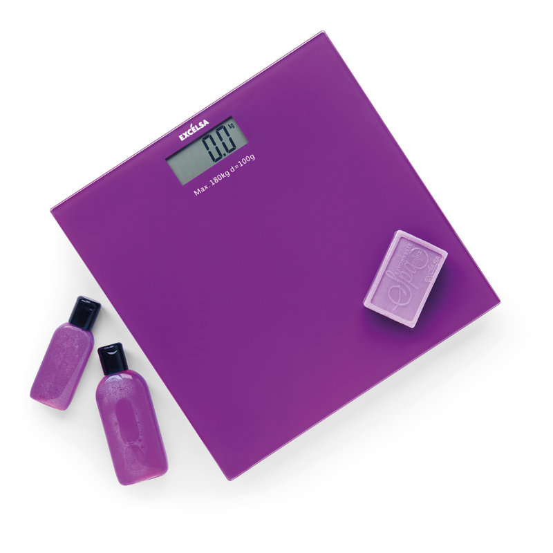 Excelsa Spa Digital Bathroom Scale, Lilac