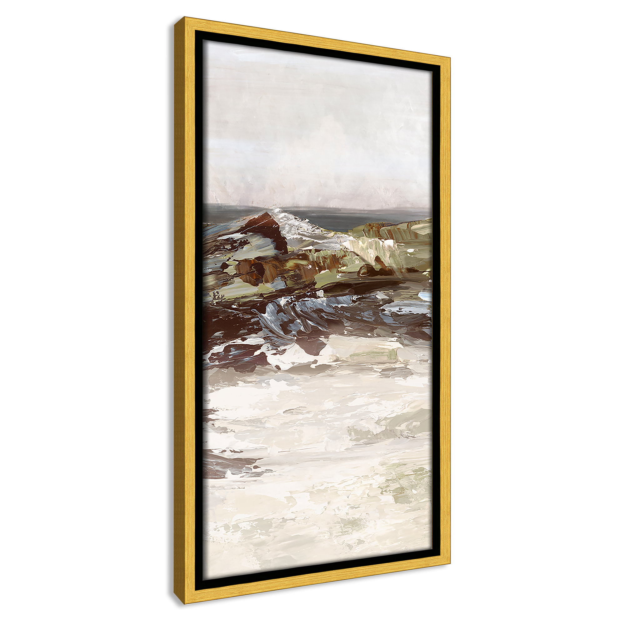 Stoney Peak Print by , Gold, 17.5" H x 9.5" W
